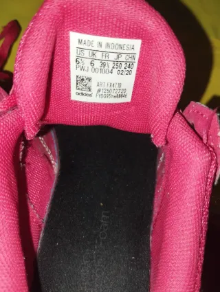 Zapatillas Adidas Mujer Rojas Talla X