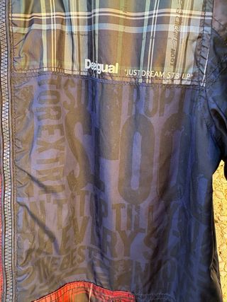 Chaqueta Cortavientos Desigual Patchwork