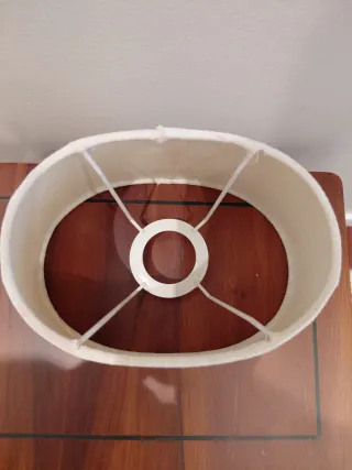 Pantalla de lámpara tela diseño vintage