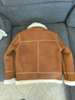 Montone Schott Marrone chiaro Nuovo.