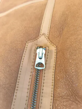 Montone Schott Marrone chiaro Nuovo.