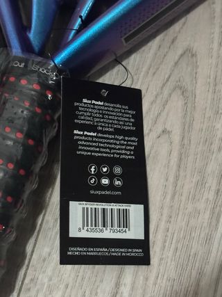 Pala Pádel Siux Spyder Lite 3 Azul