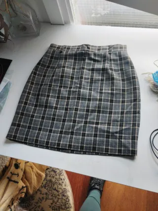 Falda cuadros corta Talla 36