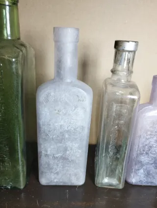 Lote 7 Botellas Antiguas Colección