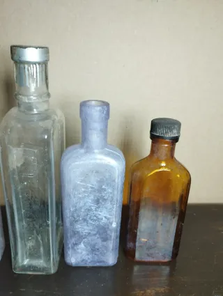 Lote 7 Botellas Antiguas Colección