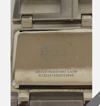 Orologio Vintage Roberto Cavalli Donna Acciaio