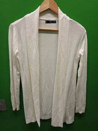Cárdigan Mango color crema Talla XS