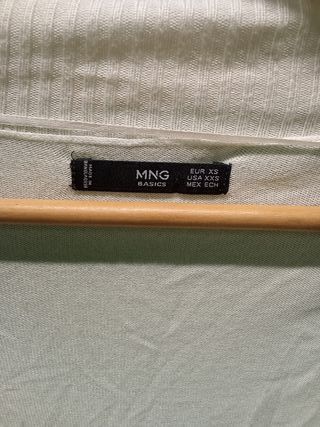 Cárdigan Mango color crema Talla XS