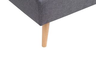 Sofá cama gris con posavasos, sin usar, NUEVO