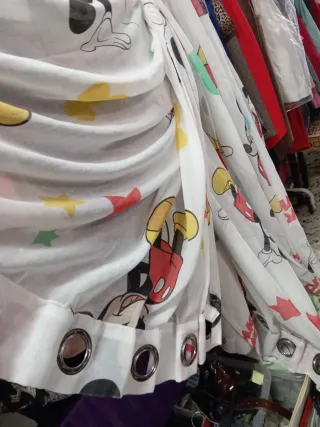 Cortinas Mickey Mouse 140x265cm