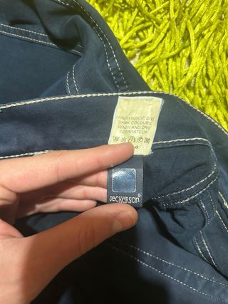 Pantaloni Jeckerson Velluto Coste Blu