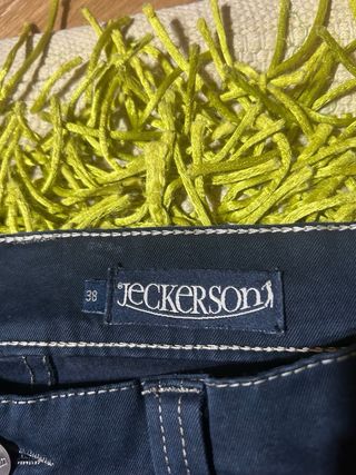 Pantaloni Jeckerson Velluto Coste Blu