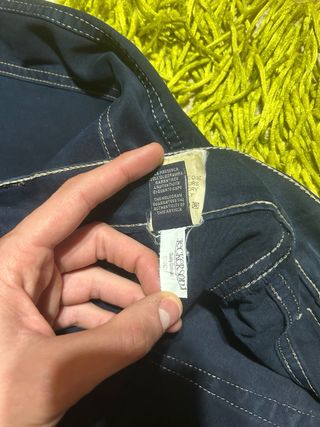 Pantaloni Jeckerson Velluto Coste Blu