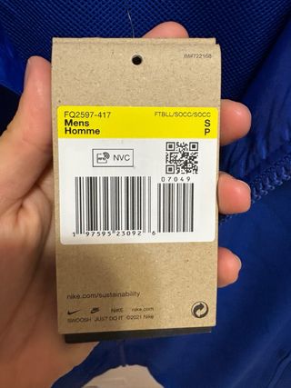 Chaqueta Nike FC Barcelona Azul