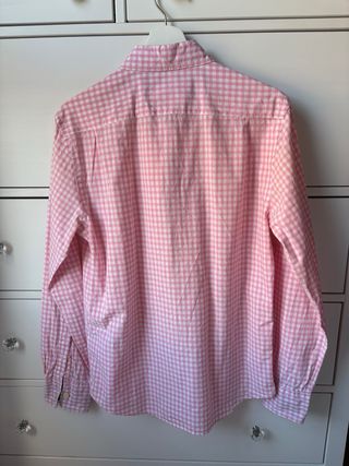 Camisa cuadros rosa GREEN COAST hombre