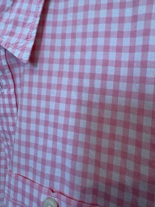 Camisa cuadros rosa GREEN COAST hombre