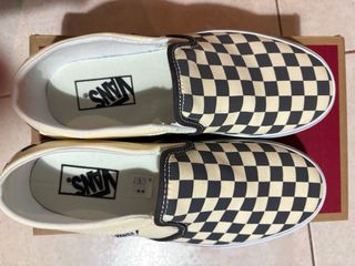 Vans Plataforma Checkerboard Beige/Negro