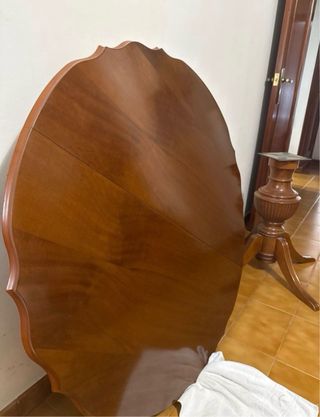 Mesa extensible de madera