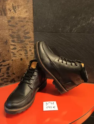 Botas Camel Active Piel Talla 41 Negras