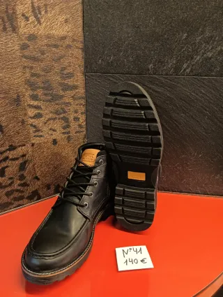 Botas Camel Active Piel Talla 41 Negras