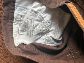 Pantalón recto Levi's Original Marrón