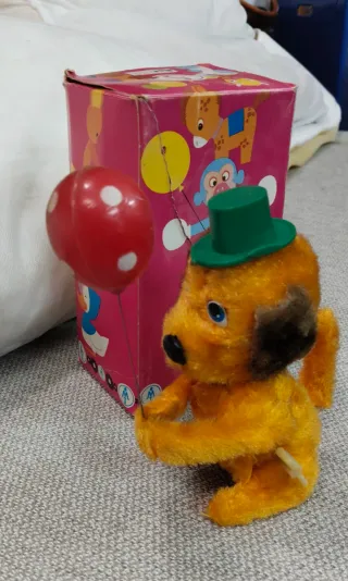 Perro Juguete Mecánico Vintage