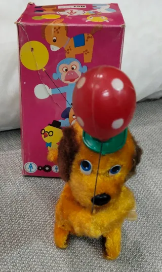 Perro Juguete Mecánico Vintage