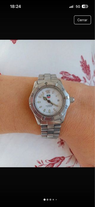 TAG Heuer Professional Reloj Plata Blanco
