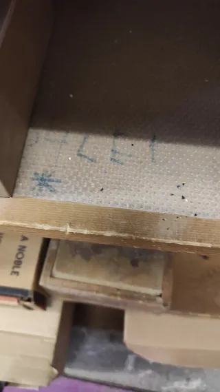 Estantería vintage de pino