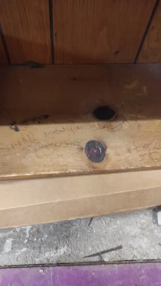 Estantería vintage de pino