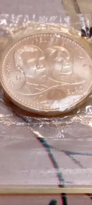 Moneda 12 Euros Plata Ley ,925