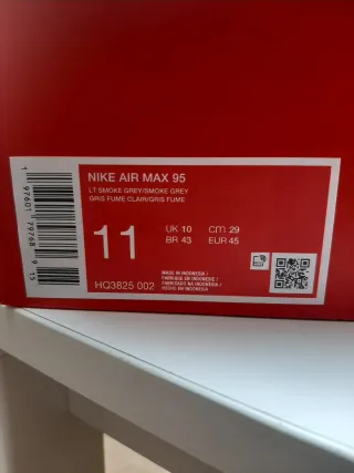 NIKE AIR MAX 95 - SMOKE GREY - 45