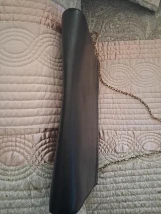 Bolso cartera piel cadena