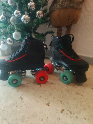 Patines de Ruedas Infantiles Negros