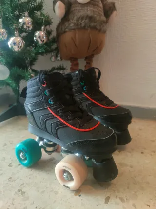 Patines de Ruedas Infantiles Negros