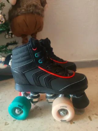 Patines de Ruedas Infantiles Negros