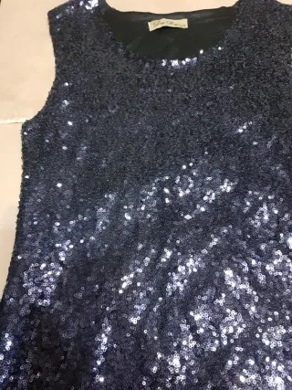 Lote 2 vestidos fiesta lentejuelas