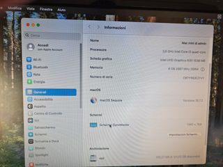 Apple Mac mini 3.6 Ghz 2018 SSD 8GB Ram Ordenador