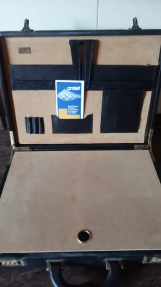 Maletín ejecutivo piel negro