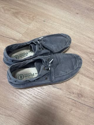 Náuticos Natural World T42 Hombre Gris