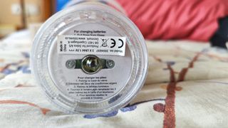 Vaso grande con luces LED