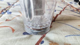 Vaso grande con luces LED