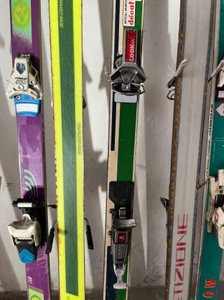 Stock 7 paia di SCI con attacchi - vintage ’70/'80