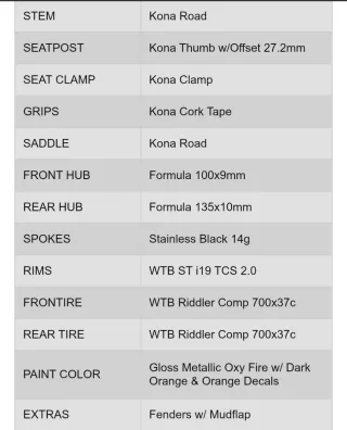 Bicicleta Gravel Kona Al DL Talla 54