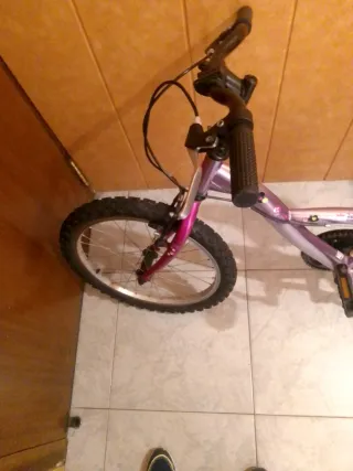 Bicicleta infantil morada