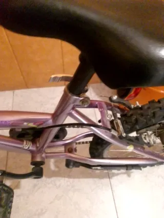 Bicicleta infantil morada