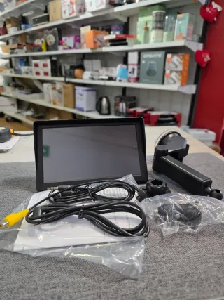 Pantalla Carplay con Soporte y Cables