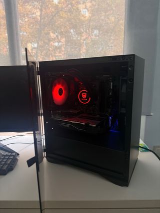 PC Gaming Ryzen 5 RX 580 16GB + Monitor + Teclado