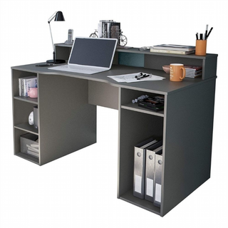 Escritorio Mesa Ordenador Gamer. Gris Antracita