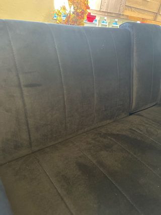 Sofá Cama Negro Terciopelo